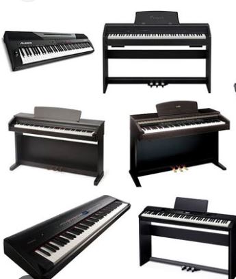 انواع مختلف پیانو دیجیتال